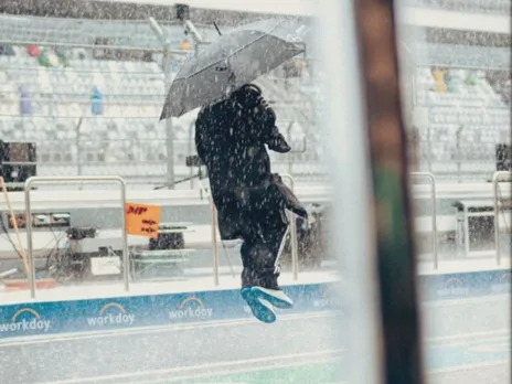 Hamilton in rain (Instagram)