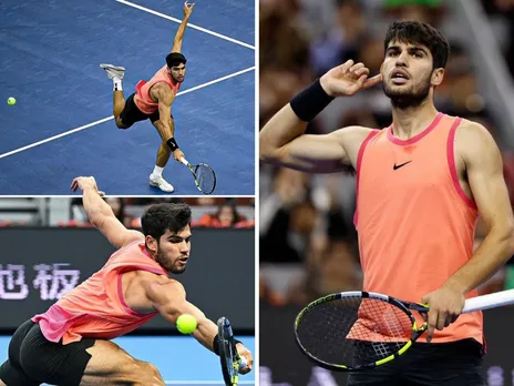 WATCH: Carlos Alcaraz does a Roger Federer, pulls off insane backward facing shot in a long rally in Shanghai Open