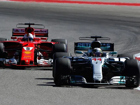 Sebastian Vettel and Lewis Hamilton