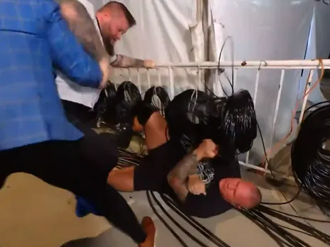 WATCH: Kevin Owens attacks Randy Orton backstage on WWE Smackdown