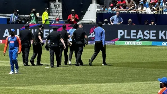 Fan breached security to meet Rohit Sharma (File Photo: Internet)