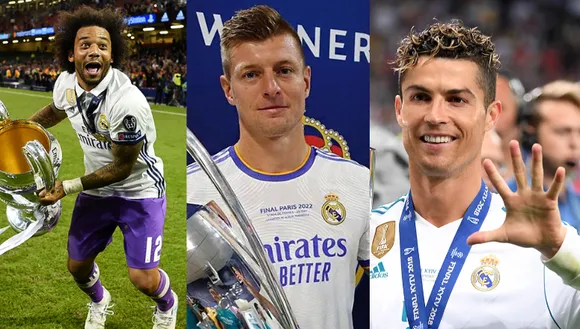10 players who have won the most number of Champions League titles