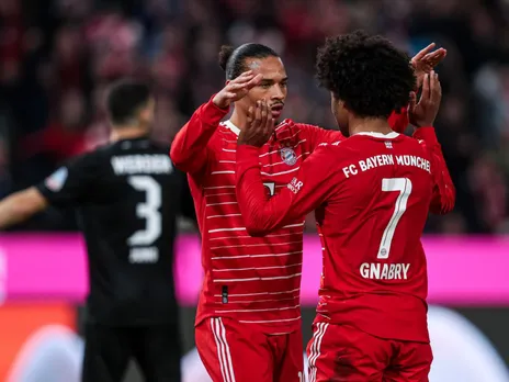 Leroy Sane and Serge Gnabry