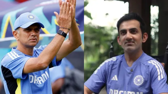 Rahul Dravid and Gautam Gambhir (Source: X)
