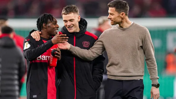 Jeremie Frimpong, Florian Wirtz and Xabi Alonso (Source : Twitter)