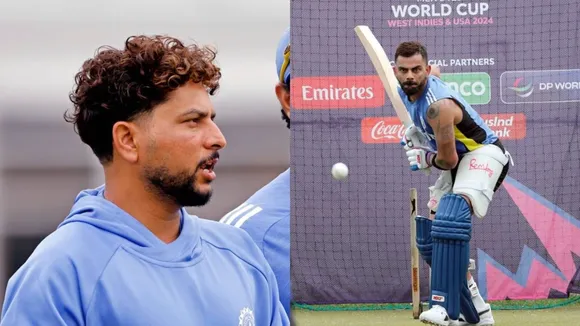 Virat Kohli and Kuldeep Yadav (File Photo: Internet)