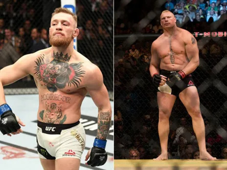 WATCH: Throwback to Brock Lesnar tearing UFC's Conor McGregor apart with WWE level promo