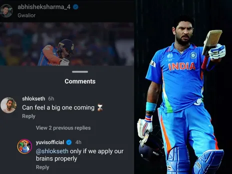 Abhishek Sharma and Yuvraj Singh