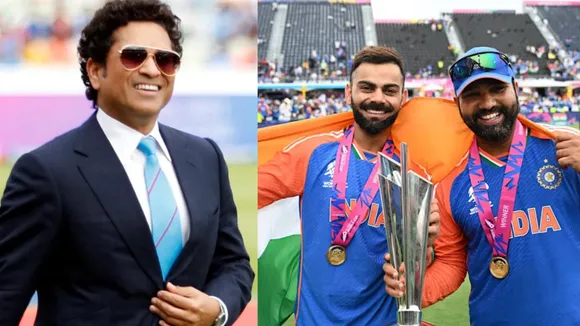 Sachin Tendulkar congratulates Rohit Sharma and Virat Kohli (Source: X)