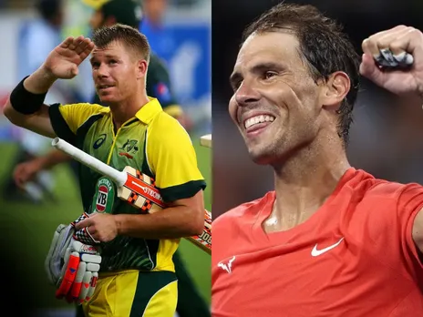 david warner and nadal