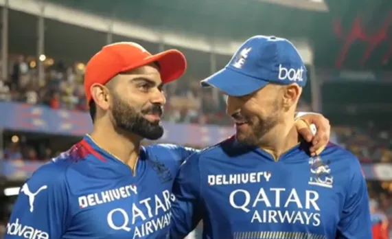 Virat Kohli and Faf du Plessis