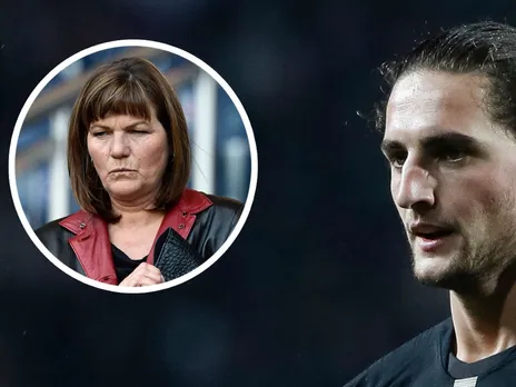 Adrien Rabiot and his mother