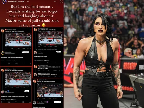 'Cooked those weird f**ks' - Fans react as Rhea Ripley trolls people wishing her to get injured on WWE Raw