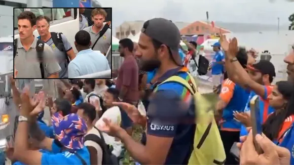 Indians fans cheering for South African team (Source: X)