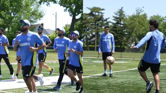 Team India training ahead of the main round of ICC T20 World Cup 2024 (File Photo: Internet)