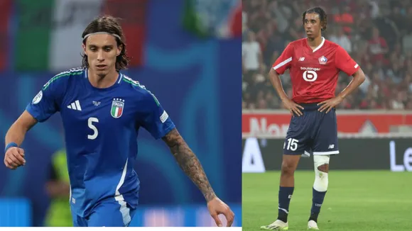 Lenny Yoro and Riccardo Calafiori