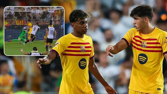 WATCH: Pau Cubarzi makes inch-perfect line save against Valencia: fans feel sad for Lionel Messi 