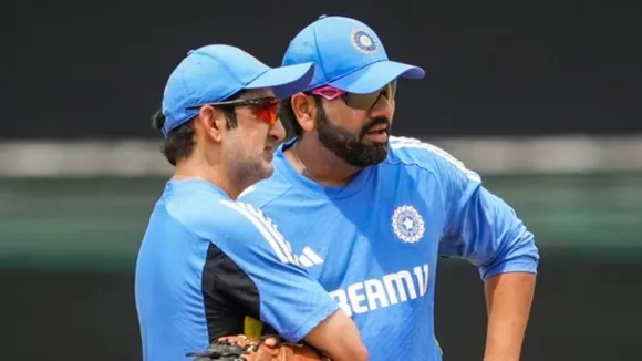Gautam Gambhir and Rohit Sharma (Source: X)