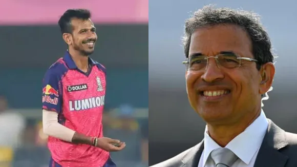 Yuzvendra Chahal and Harsha Bhogle (File Photo: Internet) 