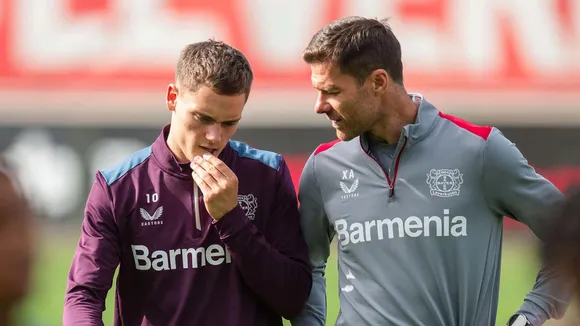 Florian Wirtz and Xabi Alonso (Source : Twitter)