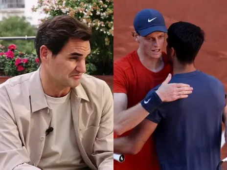 federer and alcaraz and sinner