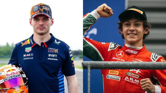 Max Verstappen and Andrea Kimi Antonelli (Source: X).png