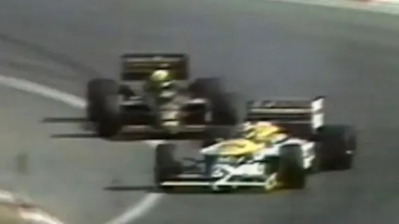 Nelson Piquet and Ayrton Senna