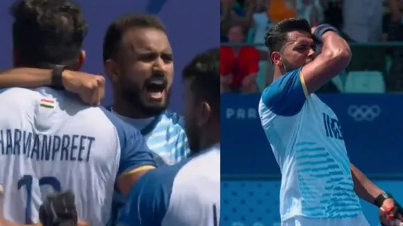 Harmanpreet Singh and team India