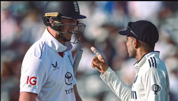 Shubhman Gill Tells Off Zak Crawley