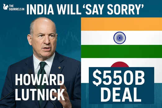 Howard Lutnick on India and Japan $550B trade deal with headline “India will say sorry”