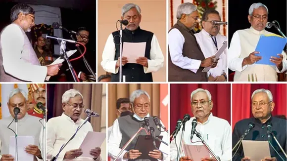 Nitish Kumar Bihar oath 2025