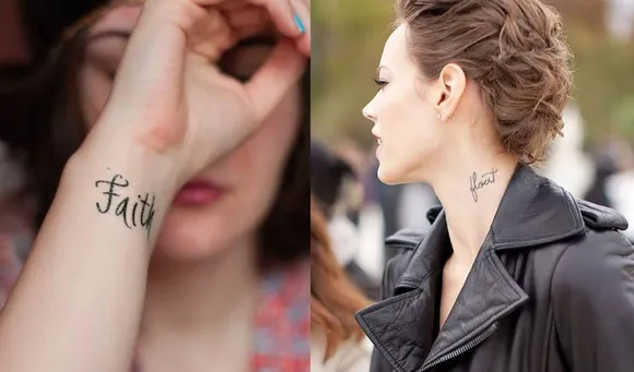 21 Best One Word Tattoos That Suits Your Personality