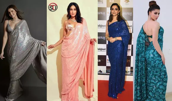 Bollywood Actress Who Wore The Trending Shimmer Sarees