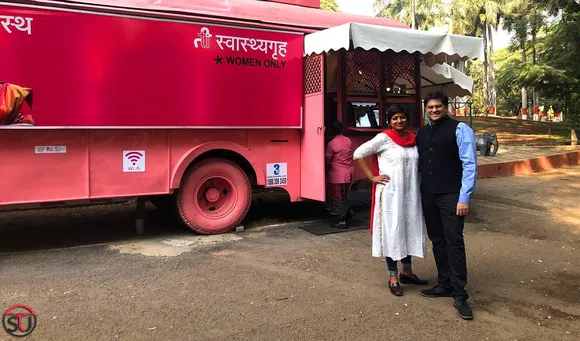 Washroom-On-Wheels, How A Duo In Pune Is Converting Buses Into Women's Toilets