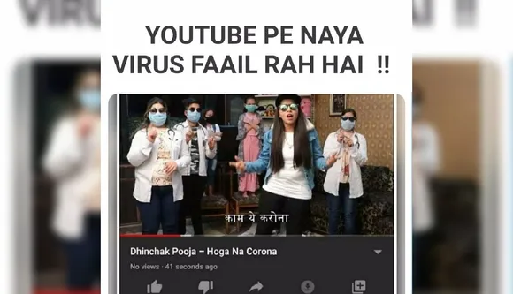 Dhinchak Pooja's New Song On Coronavirus Will Make Corona Go Back To China