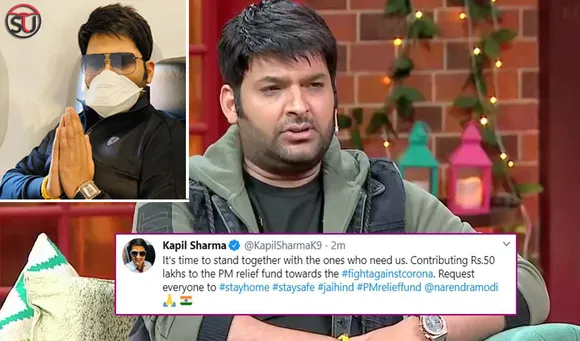 Fight Against Coronavirus: Comedian Kapil Sharma Donates 50 Lakh To PM's Relief Fund
