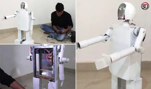 Engineering Student From Chattisgarh Designs Robot To Save Doctors From Being Infected By COVID-19