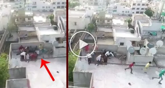 Viral TikTok Video: Police Caught People Playing Cards On Roof Amid Strict Lockdown