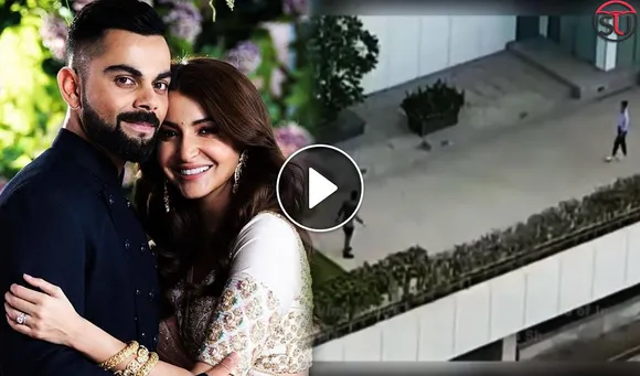 Exclusive! Anushka Sharma And Virat Kohli Enjoy Playing Cricket On Their Terrace; Watch Video