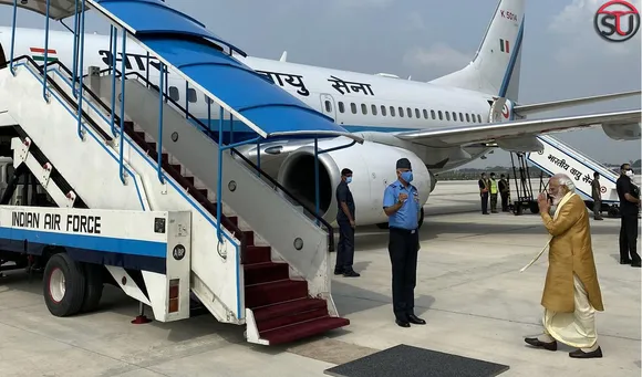 Ram Mandir Bhoomi Poojan Updates: PM Modi Reaches Lucknow, Set To Fly To Ayodhya