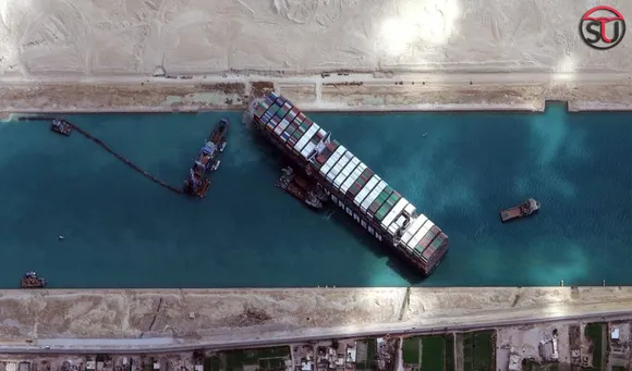 Nature At Rescue, Solving The Million Dollars Problem Of Suez Canal Blockage