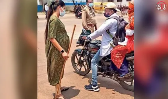 Salute To This Frontline Warrior For Her Dedication!!!