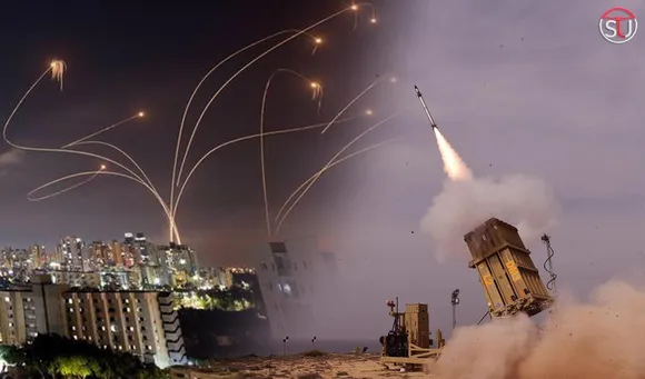 How Israel’s Iron Dome is Combating Rockets Fired From Gaza- Most Striking View