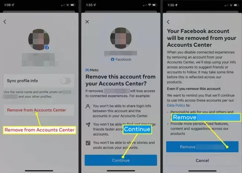 Unlink Facebook Account From Instagram 