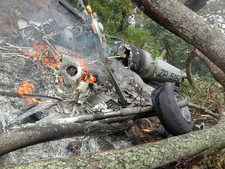 helicopter crash bipin rawat