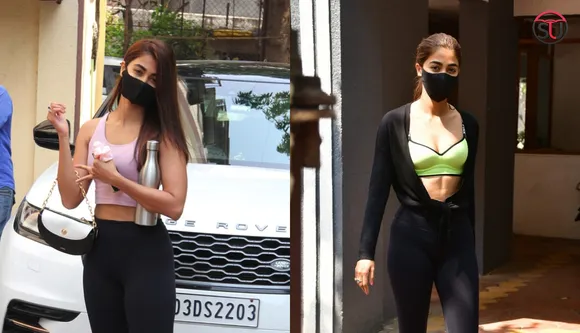 Prabhas's Co-Star Pooja Hedge Flaunts Her Carved Body Post Workout, See Photos Here