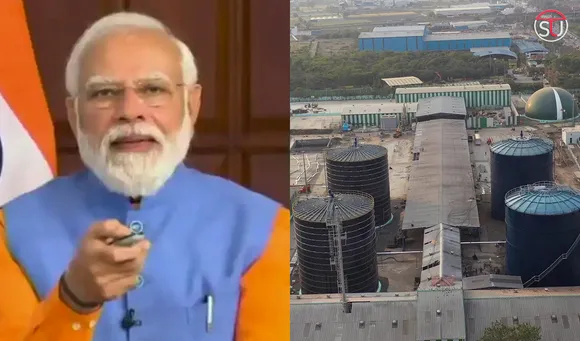 PM Modi Inaugurated Asia’s Biggest Bio-CNG Plant “Gobar-Dhan” In Indore, See Pics Here