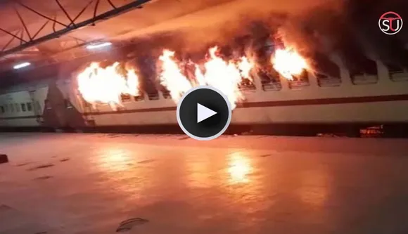 Fire Broke Out in Indore-Ratlam Train at Ujjain Railway Station