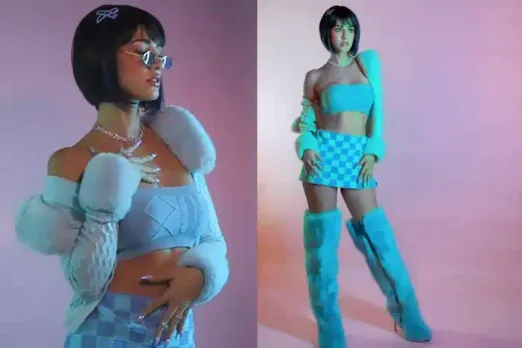 Disha Patani Shows Off Her Love for Anime In Lavender Tube Top And Mini Skirt, Watch Hot Viral Clip