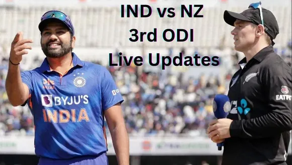 IND VS NZ 3rd ODI: Live Score Updates!! Rohit Sharma and Gill Scored Century for India!!